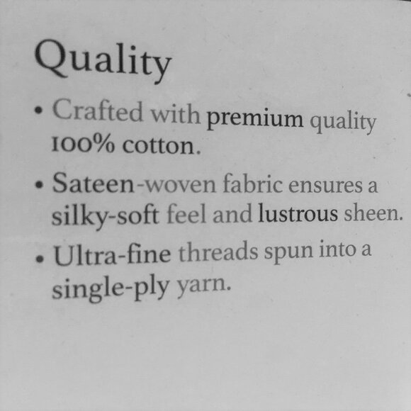 new BLUE PAISLEY Charter Club Sleep Luxe 800 TC Cotton Sateen FULL Sheet Set - Picture 7 of 9